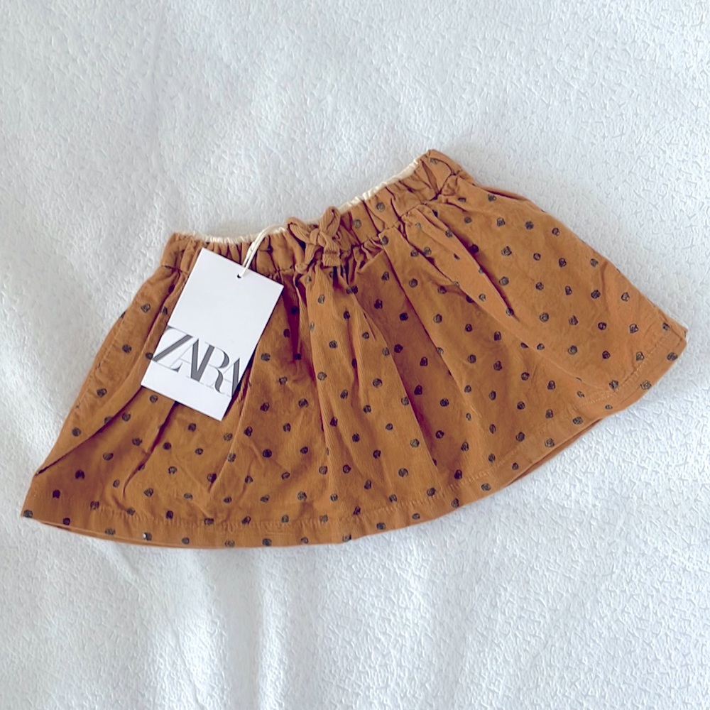 Zara baby microcord skirt